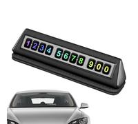 Temporary Parking Card | Temporary Car Parking Phone Number Temporary Car Parking Magnetic Mobile Phone Number for Parking