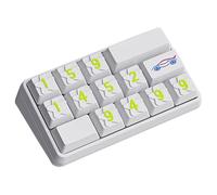 Temporary Parking License Plate, Temporary Parking Permit - Keyboard Shaped Rotating Parking Number Plate for | Dashboard Decorations, Anti-Fade, Creative Car Interior Accessories, Vehicle