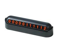 Temporary Parking - Phone Number, Visual Signal | Removable and Adhesive Dashboard Display for Urgent Parking, Quick Calls, Management, Situations
