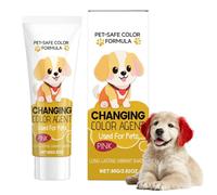 Temporary Pet Dye - Natural Long-Lasting Shades - Pink Cat Hair Color Dye Solution - for Cat Puppy Small Medium Large Home Travel Stage Cosplay Grooming Night Photoshoots