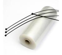 Temporary Rainwater Downpipe Kit for Gutter Outlets Storm Drainage (25 Metre)