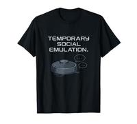 Temporary Social Emulation Robot Vacuum Introvert Graphic T-Shirt