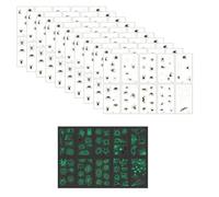 Temporary Tattoo for Kids,10 Sheets Luminous Spider Temporary Tattoos,Halloween Spider Web Glow In The Dark Tattoos Cosplay Face Body Art Fake Tattoo Stickers Halloween Party Cosplay Favors