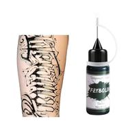 Temporary Tattoo Ink For Adults Teens, Temporary Tattoo Kit Skin Friendly DIY Tattoos Temp