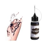 Temporary Tattoo Ink For Adults Teens, Temporary Tattoo Kit Skin Friendly DIY Tattoos Temp