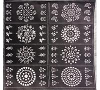Temporary Tattoo Stencil Mehndi Henna Body Art Template DIY Paint Design Motif (Design E)