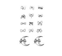 Temporary Tattoo Stickers Whale ， Man And Woman, Realistic Semi-permanent Arm Fake Tattoos(005)