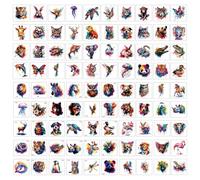Temporary Tattoos, 90 Pcs Fake Tattoos with Watercolor Animal and Floral Designs Easy Apply Tattoos Party Favors Temporary Tattoos