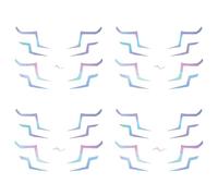 Temporary Tattoos for Cosplay-Artificial Tattoos, Devil Hunters Costume Props Waterproof Long Lasting Easy to Use Realistic Body Art (B)