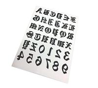 temporary tattoos， temporary tattoos,3 Sheet Alphabet Temporary Tattoo Stickers Name Kit Art Font DIY English Letters Fake