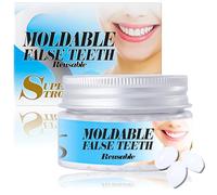 Temporary Tooth Filling, Denture Restoration Kit, Moldable False Teeth for Fixing, Tooth Restoration Denture Beads, Filling Missing Broken Dental Replacement