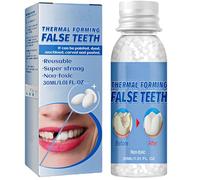 Temporary Tooth Filling Kit, Dental Repair Beads for Mending Gaps and Chipped Tooth, Moldable False Teeth Replacement, Moldable False Teeth Filling for Fake Dental Repair