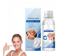 Temporary Tooth Filling Kit,Dental Repair Kit for Broken Teeth,Moldable False Teeth, Tooth Repair Beads for Temporary Tooth Replacement,Chipped T/ooth & Teeth Gap Filler Solution,Temporary T/ooth