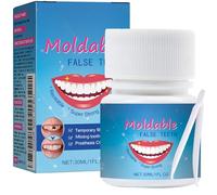 Temporary Tooth Filling Kit - DIY Moldable False Teeth & Dental Maintenance Granules for Broken Teeth. Quick Improvement for Cavities, Cracks, or Lost Fillings