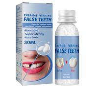 Temporary Tooth Filling Kit - Moldable Dental Beads for Missing or Broken Teeth - False Tooth Replacement and Filling Kit - Temporary Solution for Broken or Missing Teeth