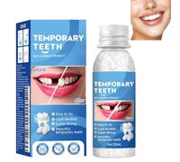 Temporary Tooth Filling Kit, Moldable False Teeth Replacement, Tooth Repair Beads for Chipped & Missing Tooth, Quick Fix Tooth Solid Gel for False Teeth, Dental Repair Kit for Broken Teeth