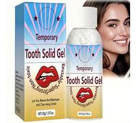 Temporary Tooth Filling Kit,Moldable Repair for False Teeth & Fake Tooth,Den/tal Glue & Filler for Chipped Tooth Repair,Quick Fix Solid Gel for Tooth Gap Filler,Temp Filling for Teeth,Easy Use