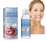 Temporary Tooth Filling Kit,Temporary Tooth Repair Kits,Replace Missing or Broken Teeth with Dental Repair Beads,Moldable False Teeth Replacement,Teeth Gap Filler,Temporary Tooth Filling Repair Kit