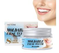 Temporary Tooth Filling Repair Kit, 30g Moldable False Teeth, Missing Tooth Replacement Kit for Denture Fixing Filling Teeth