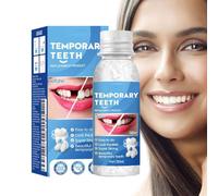 Temporary Tooth Filling Repair Kit for Broken, Chipped, or Missing Teeth - Replace with False Teeth and Filler