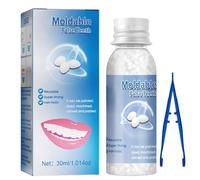 Temporary Tooth Filling Repair Kit - Moldable Beads for DIY Dental Fixes, False Teeth & Bridges, Includes Tooth Repair Granules for Quick, Easy at-Home Repairs, Thermal Forming for Secure Fit