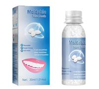 Temporary Tooth Filling Repair Kit - Moldable Beads for False Teeth, Dental Bridge, Thermal Forming & DIY Dental Repairs - Tooth Repair Granules Included