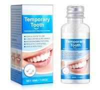 Temporary Tooth Filling Repair Kit - Moldable False Teeth, Dentures & Broken Teeth - Includes 30ML of Tooth Repair Granules & Beads