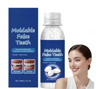 Temporary Tooth Filling Repair Kit, Moldable False Teeth & Fake Tooth Replacement for Broken or Missing Teeth, Dental Repair Kit, Temporary Tooth Replacement, Multiple Applications, Sturdy and Durable