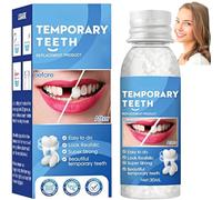 Temporary Tooth Filling Repair Kit, Moldable False Teeth, Teeth Filling Repair Kit Permanent, Dental Repair-Kits for Broken-Teeth, Bridges Gaps and Replaces Chipped-Teeth with False-Teeth and Fillers
