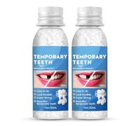 Temporary Tooth Filling Repair Kit, Tooth Filler Moldable False Teeth Set - Safe & Easy Gap Fix Solution, DIY Tooth Repair Dental Wax for Missing Teeth, Instant Use Dental Tooth Repair Kit for Adults