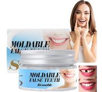Temporary Tooth Filling Repair Kit,Tooth Filling Repair Kit,Moldable Tooth Filling Repair Kit,Temporary Fixing Filling Missing Broken Tooth,Tooth Repair Denture Repair Beads for Moldable Fake Teeth