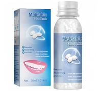 Temporary Tooth Filling Repair Kit with Thermoplastic Beads & Granules - DIY Dental Bridge & Cracked Teeth Fix for Emergency Dental Care