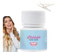 Temporary Tooth Filling Repair Kit with Tweezers,Moldable False Teeth for Replacing Missing or Broken Teeth,Dental Repair Beads,Temporary Tooth Filling,Tooth Filler,Fake Teeth,Versatile Applications