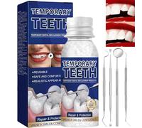 Temporary Tooth Filling,Temporary Teeth Replacement Kit,False Teeth Replacement Tooth Filling Repair Kit,Replace with False Teeth and Filler,Temporary Dental Filling Kit,Tooth Repair Kit