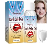 Temporary Tooth Filling,Temporary Tooth Restoration Kit,Moldable Tooth Filling Repair Kit,Quick Fix Solid Gel for Chipped,Broken Tooth & Fake Teeth Gap Filler,Tooth Repair Beads,Filling for Fake Teeth