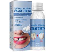 Temporary Tooth Filling, Tooth Filling Repair Kit, Denture Repair Beads for Temporary Fixing Filling Missing Broken Tooth Moldable Fake Teeth (1pcs)