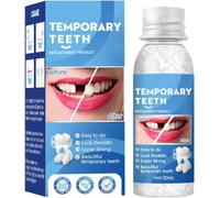 Temporary Tooth Filling, Tooth Filling Repair Kit, Moldable False Teeth Beads, Temporary Filling Kit for Teeth, Dental Repair Set for Missing Broken Teeth Restoration & Quick Oral Gap Fixing