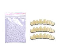 Temporary Tooth Repair Kit Instant Perfect Smile False Teeth Adhesive for Missing Tooth Replacement, 5 PCS,NaturalColor5PCS