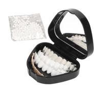 Temporary Tooth Replacement, Temporary Vampire Teeth Kit, Temporary Tooth Repair for Cosplay for Provisional, Reusable with Natural Look, Comfortable to Wear