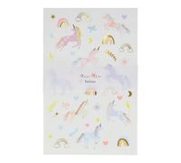 Temporary Unicorn Tattoos Multicoloured one size