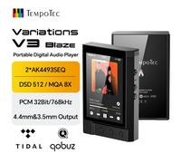 TempoTec Variations V3 Blaze-HIFI Music MP3 Player, Digital Audio Player.2*AK4493SEQ,4*SGM8262, output power 1650mW@32Ω/4.4mm V3 Blaze(NO Case)