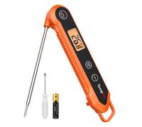 TempPro TP03H Meat Thermometer with IPX6 Waterproof, Food Orange