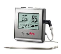 TempPro TP16 Digital Meat Thermometer with Stainless Steel Food Probe
