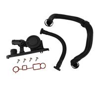 temproad PCV Crankcase Breather Valve Vent and Breather Hose with Gasket Bolt Compatible with for A1 A3 A4 A6 TT 2.0 Golf Mk6