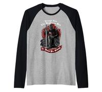 Tempt Not The Righteous Man To Draw His Sword Templar Knight Raglan Baseball Tee