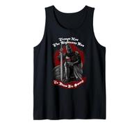 Tempt Not The Righteous Man To Draw His Sword Templar Knight Tank Top