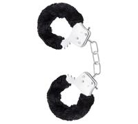 Temptasia Cuffs - Plush Handcuffs (Black)