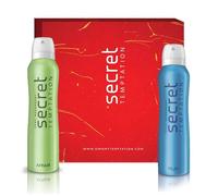 Temptation Gift Box with Affair and Play Deodorant for Women, Pack of 2 (150ml each)