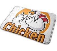 Temptations - BLSYP Indoor Doormat Funny Chicken Stylish Welcome Doormat Entrance Non Slip Backing Doormats
