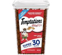 Temptations MIXUPS Crunchy and Soft Cat Treats Backyard Cookout Flavor, 30 oz. Tub